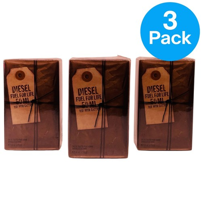 #ad Diesel Fuel for Life EDT 50ml 3 Pack New Sealed $52.80