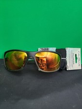 Foster Grant Caliblue Black Polarized Sunglasses 100 UVA/UVB with neck cord