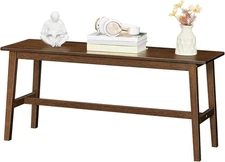 HOOBRO Dining Bench Farmhouse Kitchen Table Bench Kitchen Living Room Furniture