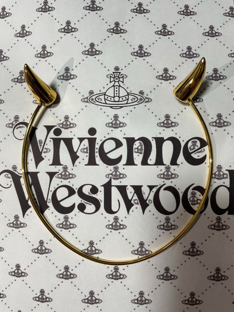 Vivienne Westwood Orb Horn Tiara Gold Headpiece Accessorie Japan