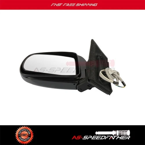 Power Heated For 1998-2003 TOYOTA SIENNA Driver Side Mirror Black Manual Fold