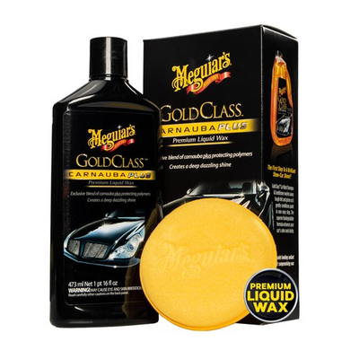 #ad Meguiars Gold Class Carnauba Plus Premium Liquid Wax Kit Car Detailing Kit $28.34