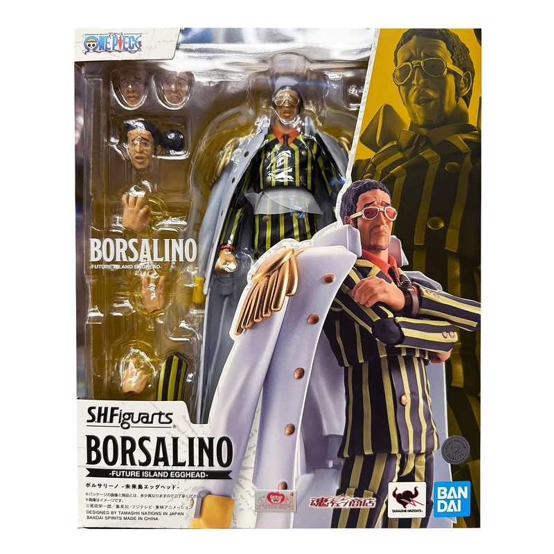 S.H figuarts ボルサリーノ In-Stock Bandai S.H.Figuarts SHF Borsalino -Future Island Egghead