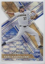 2019 Panini Elite Extra Edition Status Blue Die-Cut 52/75 Karl Kauffmann #77 s3g