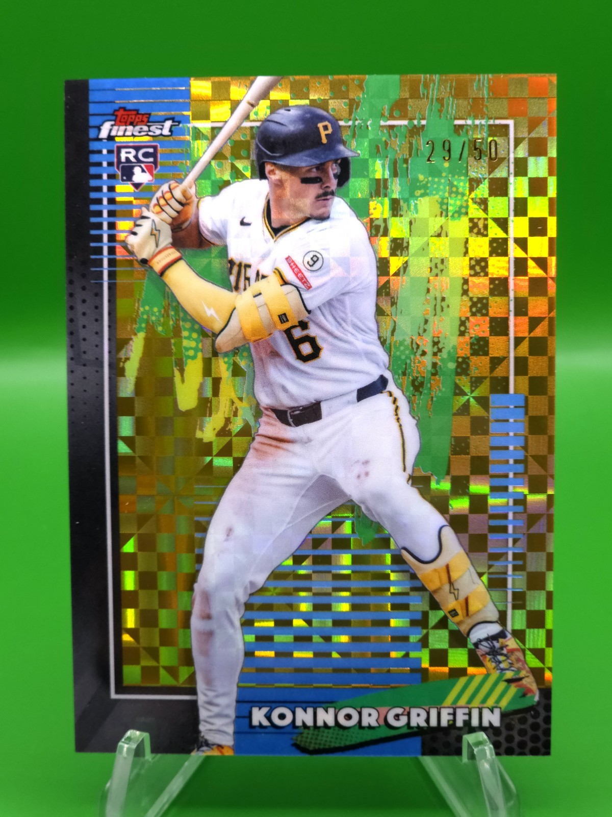 Konnor Griffin Rookie /50 2026 Topps Finest Gold X-Fractor Common #6 Pirates