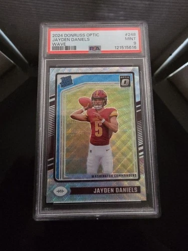 2024 Panini Donruss Optic Rated Rookie Jayden Daniels #248 Wave Prizm 267/300