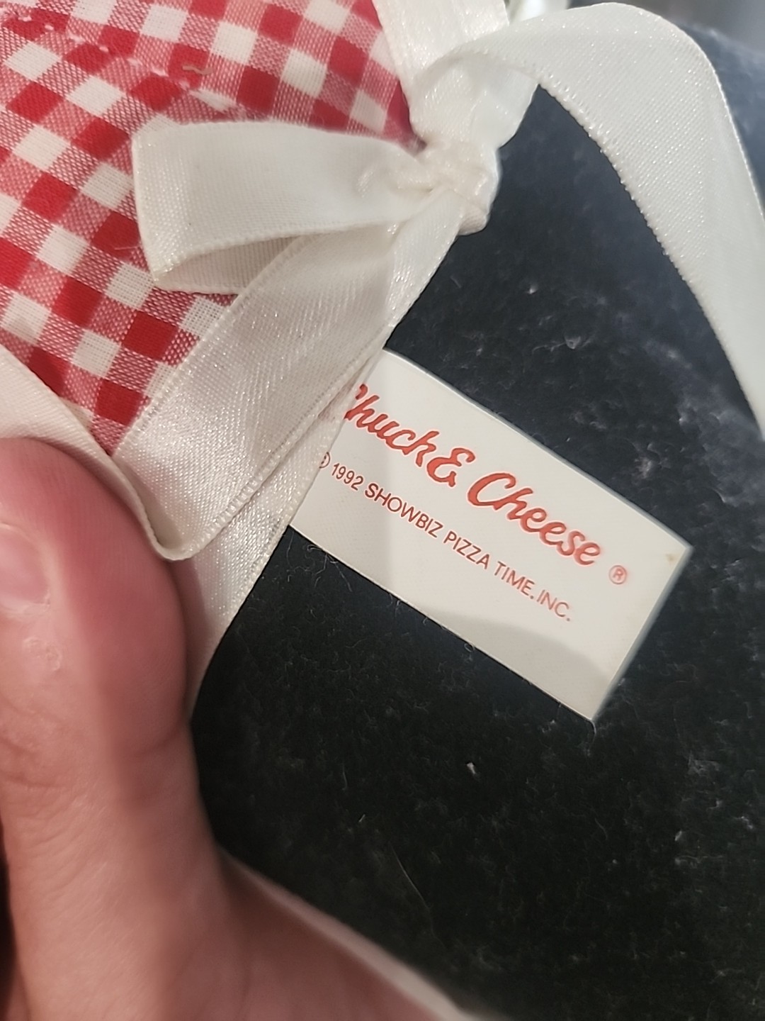 Vintage Rare 1992 Showbiz Pizza Pasqually The Chef 14” Plush Chuck E. Cheese