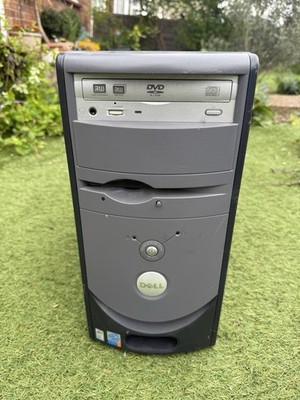 Retro Vintage Dell Dimension 3000 Intel Pentium 4 Cpu 2,80 Ram 786 Window Vista