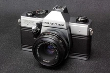 Praktica PM3 35mm SLR Camera with Carl Zeiss Jena 50mm f/2.8 Lens