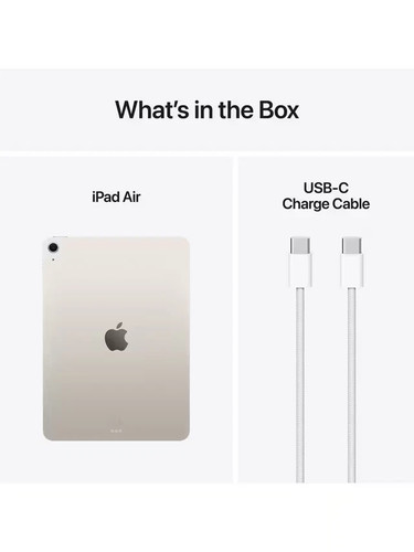 NEU Apple iPad Air 11" M3 128GB WIFI A3266 - STARLIGHT **ANGEBOTSPREIS** - Bild 2 von 9
