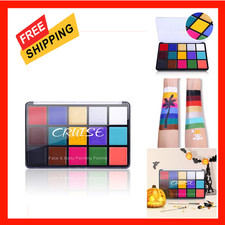 Face and Body Paint Oil, Professional 15 Color FX Makeup Palette Non Toxic