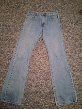 Levi's 517 Bootcut Jeans Men 31x34 31x32 Blue Denim Western Cowboy Rodeo Ranch