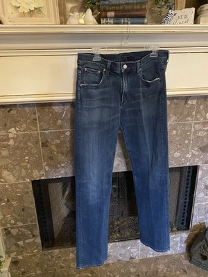 Citizens of Humanity Jeans Mens 33 (fits 34x33) Sid Straight Stretch Blue COH