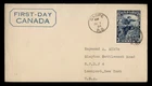 DR WHO 1934 CANADA FDC JACQUES CARTIER ANIV GASPE PQ M74631