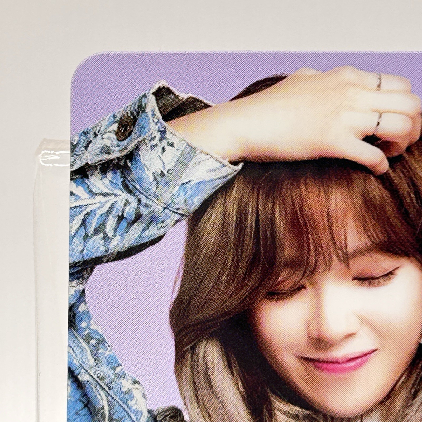 TWICE JEONGYEON Photo Clear Card Cute Very Rare Japan Limited