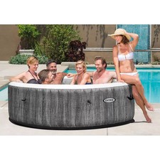 Intex PureSpa Greywood Deluxe 6 Person Inflatable Hot Tub (SRP £499) *BRAND NEW*
