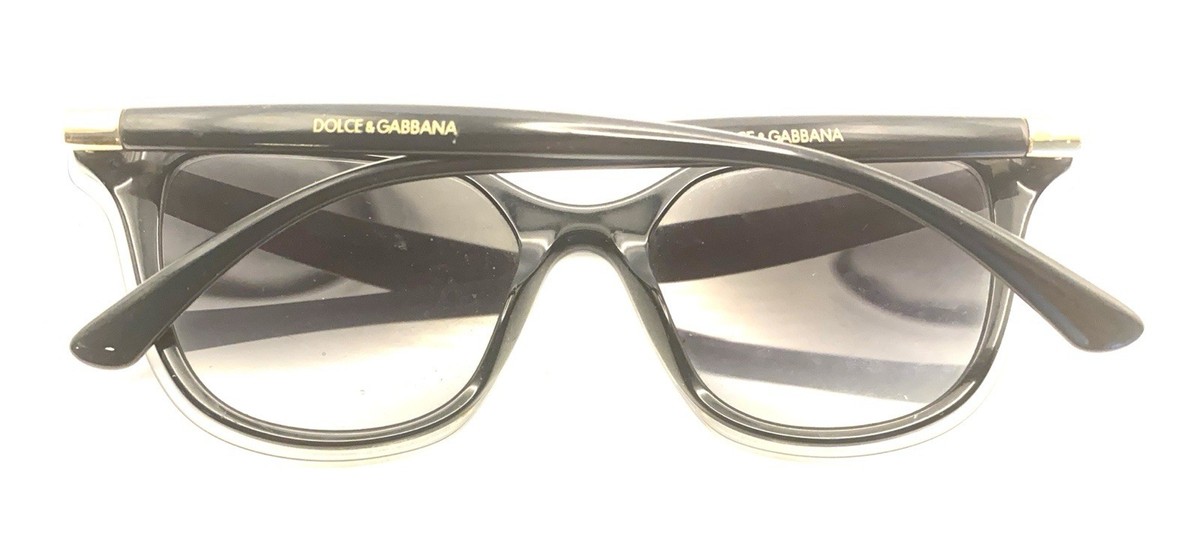 Dolce & Gabbana 4362 5383/8G Black Cat Sunglasses Black Lens  display picture 2