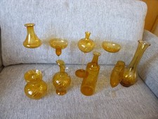 Vintage Vasen Gläser Deko Lauscha Glas mundgeblasen DDR 60er, 70er Deko