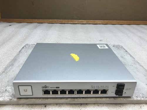New ListingUbiquiti UniFi US-8-150W 8-Port Gigabit PoE+ Managed Switch 2x SFP