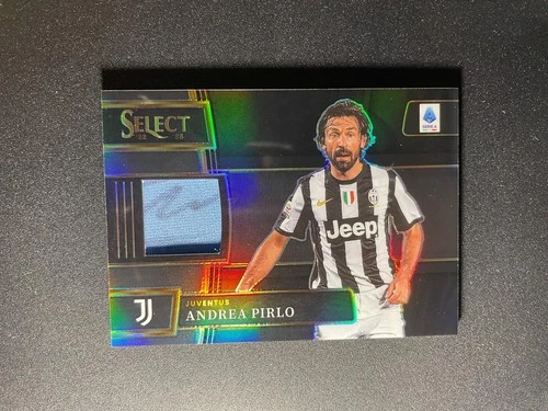 2022-23 Panini Select Serie A ANDREA PIRLO Black Prizm 1/1 Patch Juventus