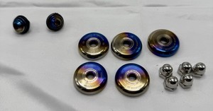Chasing J's Honda k20/k24/k24z titanium valve cover washer kit Gradient rainbow