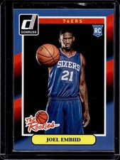 2014-15 Panini Donruss Joel Embiid The Rookies RC Rookie #3 76ers