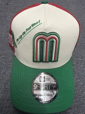 New Era Mexico 9Forty Snapback Cap Grün Weiß Rot M Logo