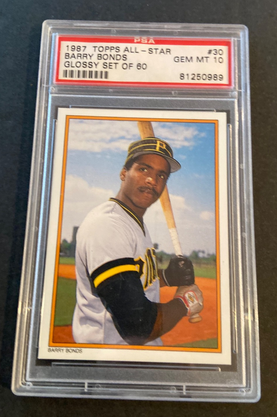 1987 Topps All-Star Glossy Set Of 60 Barry Bonds RC ROOKIE #30 PSA 10 GEM MINT view 5