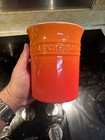 Le Creuset Flame Stoneware 1L Kitchen Utensil Crock Holder Flame Orange Ombre 6"