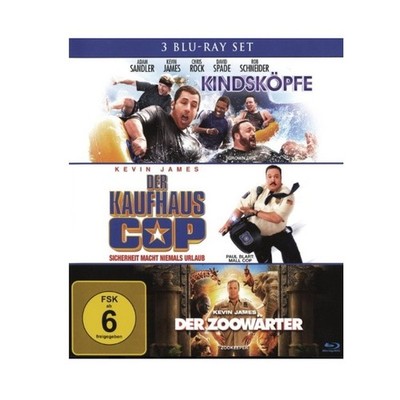 3 Blu-Ray Set Kindsköpfe + Der Kaufhaus Cop + Der Zo...NEU