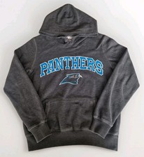 NFL Carolina Panthers Grey Hoodie Pullover Size Small S Preloved