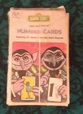 Sesame Street Number Cards 1978