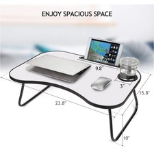 Laptop Stand for Bed ,Portable Lap Desk,23.8" 15.8" 10"