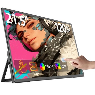 21,5 Zoll FHD 1080P 120Hz Gaming Monitore 100% sRGB IPS LCD Display USB C HDMI