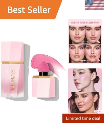 Matte Petal Talk Liquid Blush - Skin-Loving, Buildable Coverage for Fair Tones