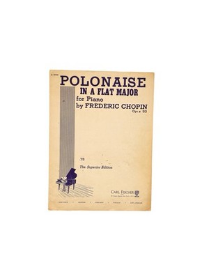 Chopin Polonaise in A-flat Major Op.53  Heroic Polonaise  Sheet Music Score