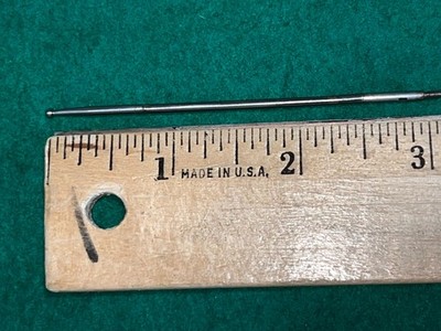 Alina / Etalon / Lufkin Contact Point for Dial Test Indicator .080 . 3'' length