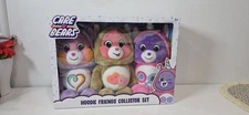 Care Bears Hoodie Friends Collector Set 14-Inch Plush 3-Pack Share Love-A-Lot