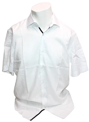 HUGO BOSS! RED LABEL REGULAR FIT HERRENHEMD WEIß KURZARM 39/15 1/2 NEU! - Bild 1 von 4
