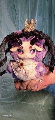 FECOCO Victorian Sheep   Ornate Lace, Diamond Eyes | Collectible Designer Plush