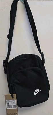 Nike Heritage Cross-Body Bag Black Unisex Small 4L Shoulder Sling Pouch NWT