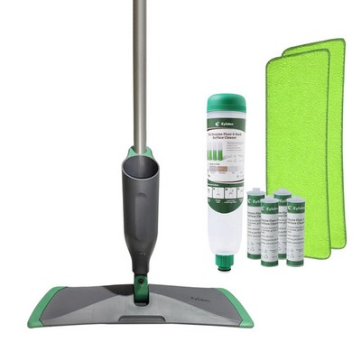 Eyliden Spray Mop with Bio-Enzyme Cleaner  2 Microfiber Pads Complete Floor Kit