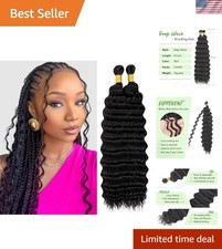 Luxurious Long Curly 18 Inch Crochet Hair - 2 Packs for Fabulous Boho Braids