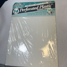 Darice 14 Mesh Perforated Plastic Canvas  (2)...