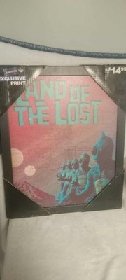 LAND OF THE LOST Blockbuster Poster 18x22 Sleestak MDF Board Framed Print L
