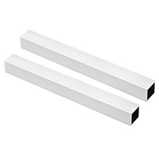 2pack Aluminum Square Tube Wall Thickness 300mm Length Tubing 30mmx30mmx2mm