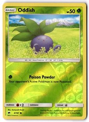 Oddish 4/147 Burning Shadows Reverse Holo Common