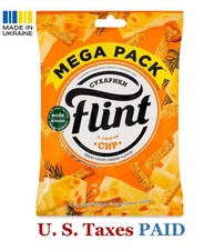 Feuerstein Käse Geschmack Weizen-Roggen knusprige Croutons Brot Snacks 100g 3,53oz Ukraine