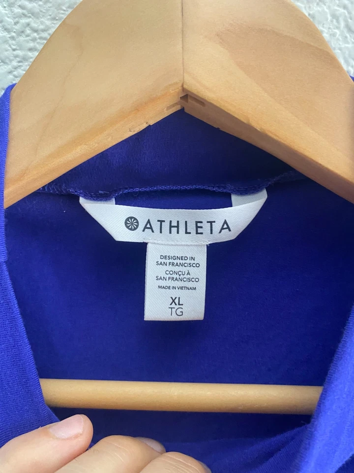Athleta Outbound Tank Top Women's Size XL Blue Purple 882327 Mock Neck - Image 2 of 4