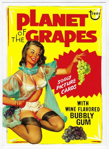 2018 Lost Wacky Pack Variations Series 1-4 Bonus PUZZLE UNCUT SHEET "PLANET" nm - Picture 1 of 2